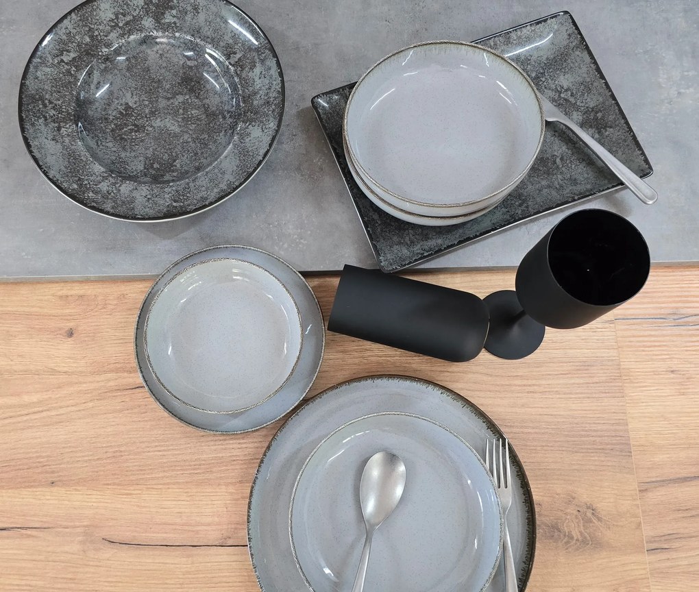 Σερβίτσιο Πιάτων Πορσελάνης Storm – Σετ 6 ατόμων 20τμχ - Kutahya Porselen