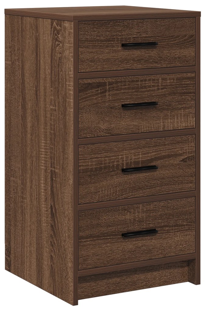 vidaXL Τραπέζι περιποίησης με συρτάρι 3 pcs Καφέ 40 x 41 x 135 εκ.