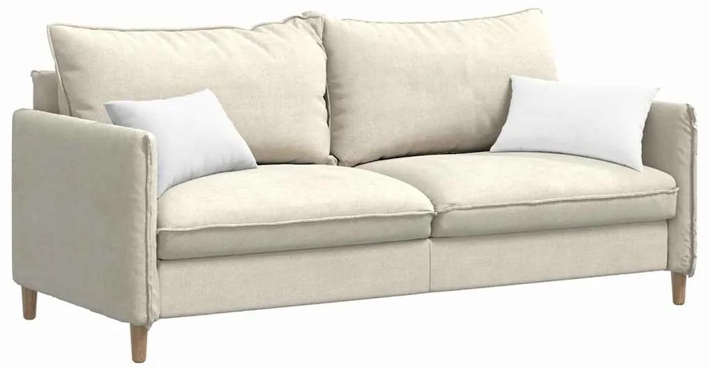 vidaXL Μαξιλάρι Καναπέ 2 pcs Λευκό 50 x 30 cm ύφασμα