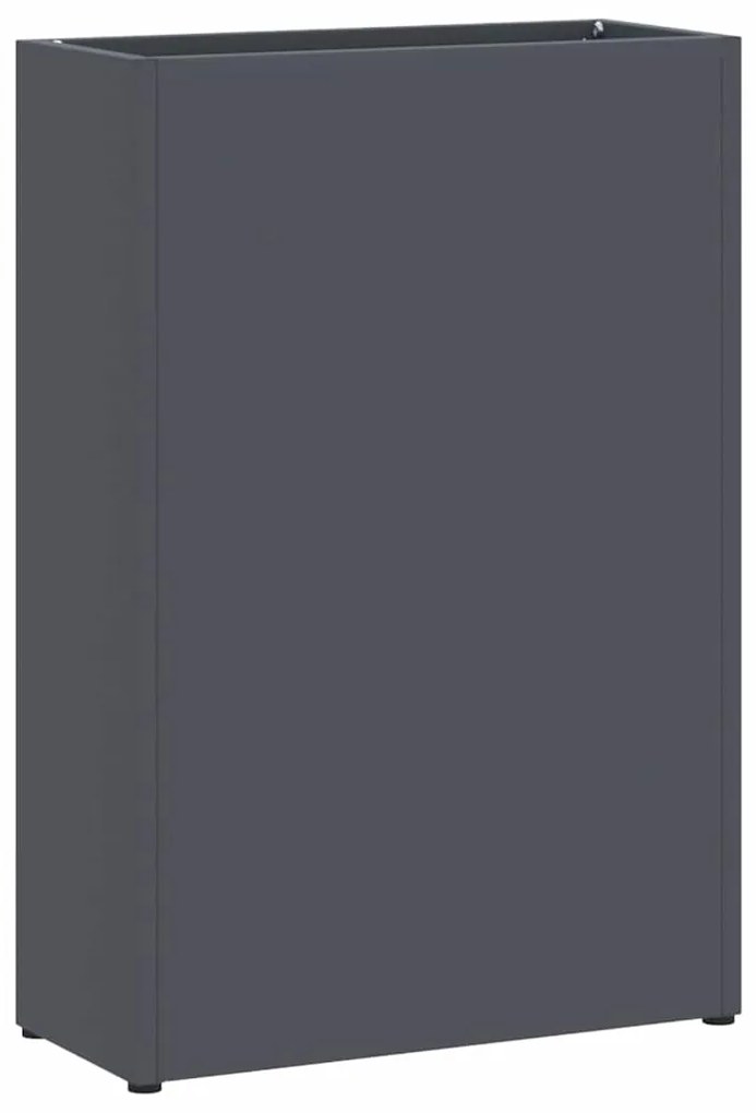 vidaXL Σχέδιο & βάση αποθήκευσης Ανθρακί 28 x 12 x 41 εκ Ατσάλι