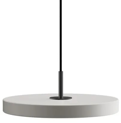 Κρεμαστό Φωτιστικό Οροφής LED 14W Φ31cm Μαύρο Φινίρισμα Asteria Umage-2430C4175-Γκρι 2430C4175