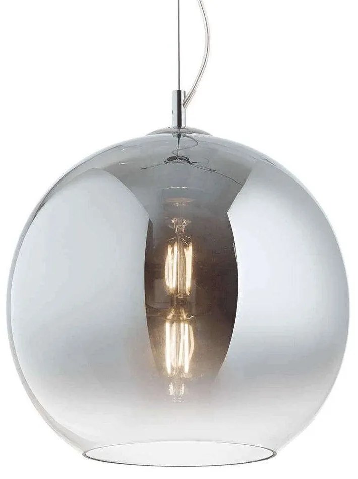 Φωτιστικό Οροφής Nemo 149585 20x24/233cm 1xE27 60W Fade Chrome Ideal Lux