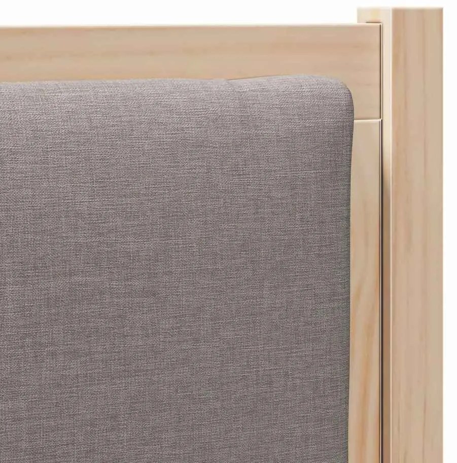 vidaXL Κεφαλάρι Άλλο Καφέ 80 cm Μασίφ ξύλο πεύκου