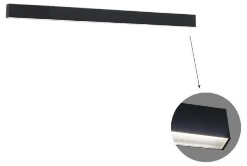 Γραμμικό Τοίχου L1140 3000K Μαύρο Microprismatic Ciba 3916-02114-3-B-M-N Viokef-3916-02114-3-B-M-N-Μαύρο 3916-02114-3-B-M-N