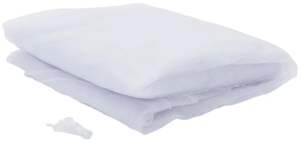 vidaXL Κουνουπιέρα για Ομπρέλα 220 Λευκή Φ300x230 εκ. από Δίχτυ