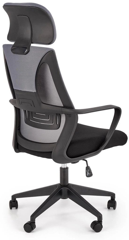 VALDEZ office chair, color: black / grey DIOMMI V-CH-VALDEZ-FOT-POPIEL