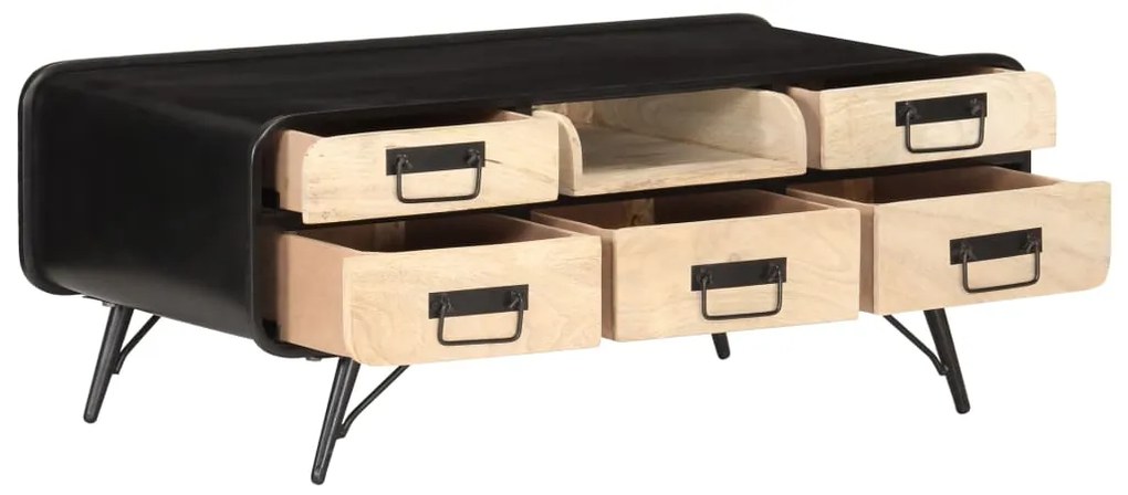 vidaXL Τραπεζάκι Σαλονιού 100 x 50 x 40 εκ. από Μασίφ Ξύλο Μάνγκο