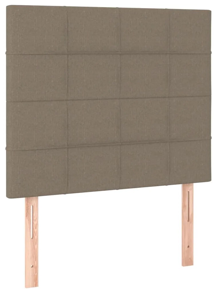 vidaXL Κεφαλάρια Κρεβατιού 2 τεμ. Taupe 100x5x78/88 εκ. Υφασμάτινο