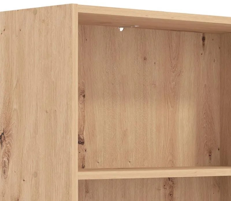 Βιβλιοθήκη Tomar 3 Artisan Oak 70x24,5x107,5 εκ.