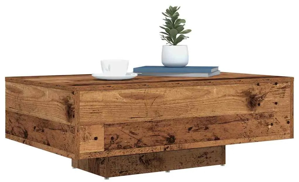 vidaXL Τραπεζάκι Σαλονιού Παλαιό ξύλο 85 x 55 x 31 cm