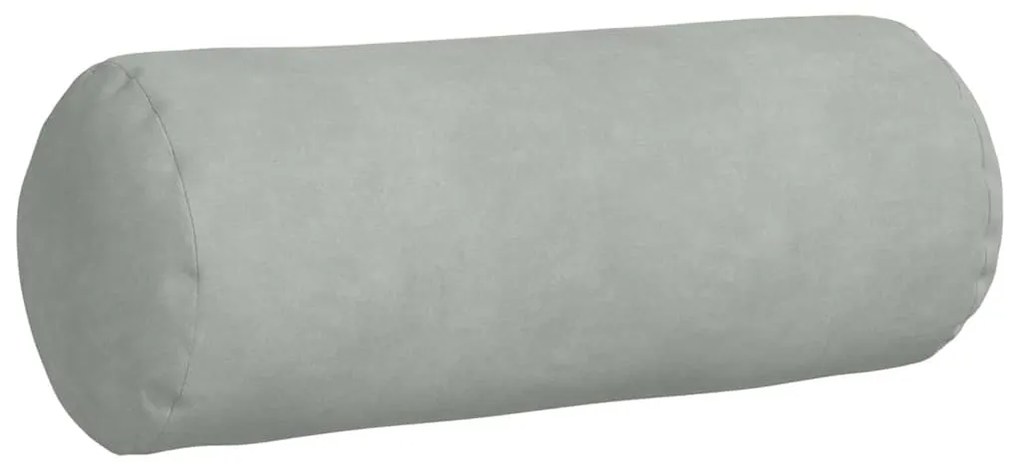 vidaXL Μαξιλάρια Στήριγμα 2 pcs Ανοιχτό γκρι Ø 15 x 40 εκ