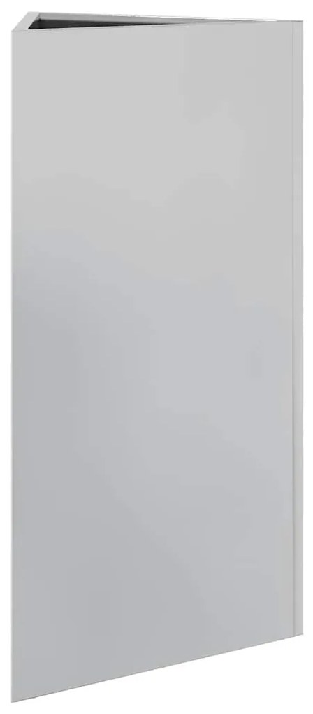 vidaXL Ζαρντινιέρα Κήπου Τρίγωνο 40x40x75 εκ Γαλβ. Ατσάλι