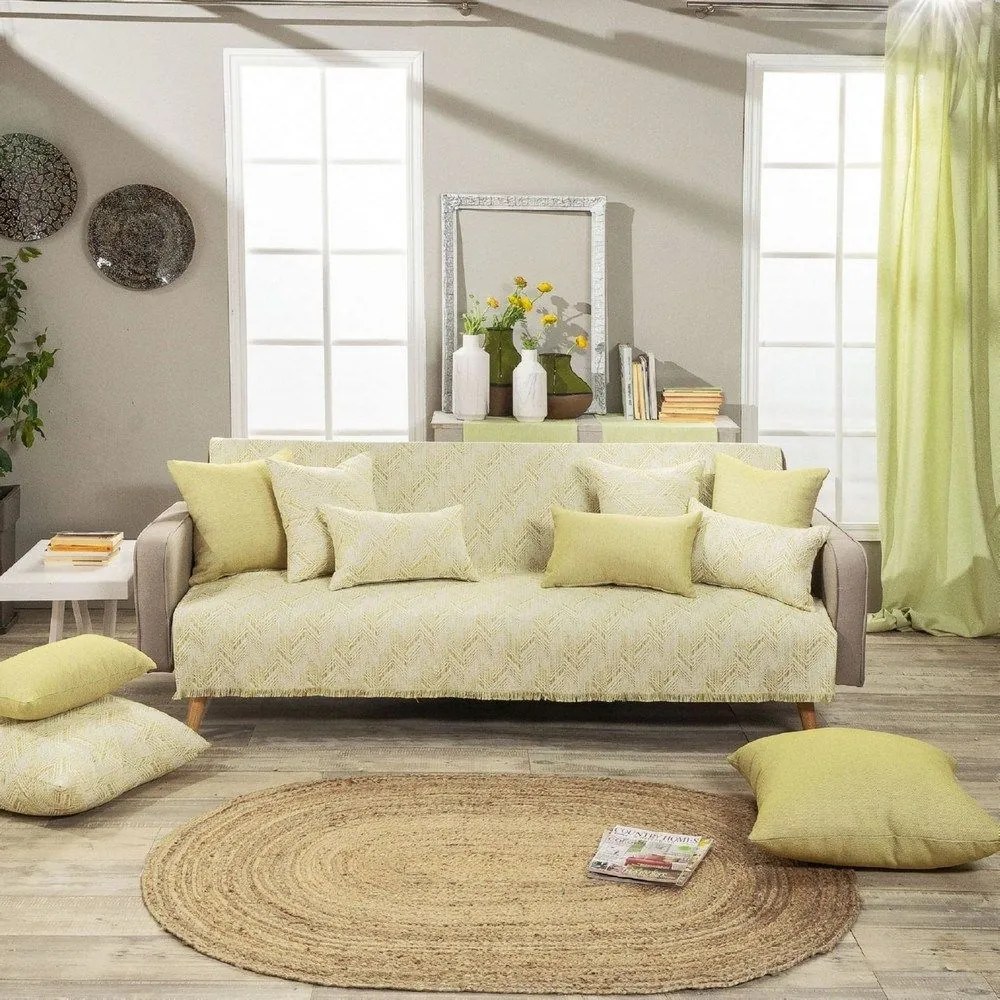 Ριχτάρι Siena 08 Lime Teoran Πολυθρόνα 180x150cm Cotton-Polyester