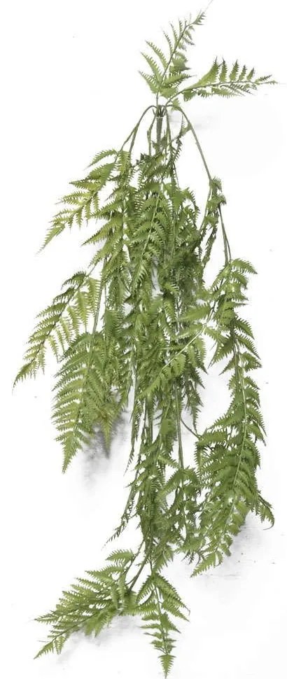 Τεχνητή Κρεμαστή Φτέρη Cinnamon Azora 5491-7 150cm Green Supergreens Polyethylene,Fabric