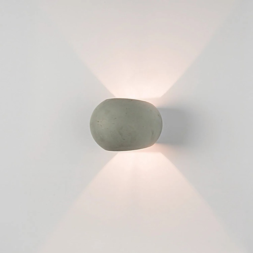 Φωτιστικό Τοίχου - Απλίκα 180021 Grey Clay