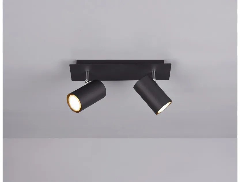 Σποτ Φωτιστικό Οροφής 2xGU10 Διπλό Κινητό Marley Trio Lighting-802400232-Λευκό 802400232