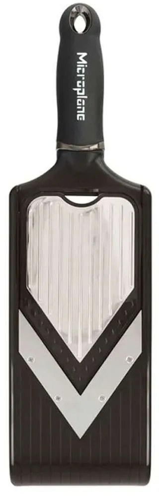 Μαντολίνο Με Εξάρτημα Για Julienne V- Slicer 48940E 10,3x5,5x36cm Silver-Black Microplane Plastic
