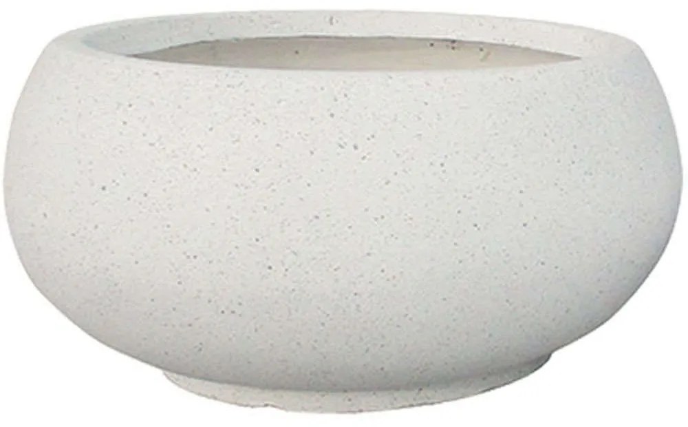 Κασπώ Πήλινο 06-00-20725-L Φ55x25cm White Marhome Clay