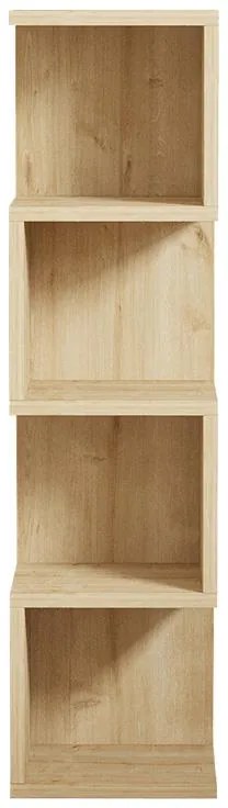 Ραφιέρα επιδαπέδια Pratel σε oak απόχρωση 25x27x95 εκ. 25x27x95 εκ.