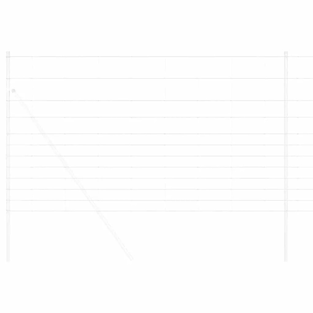 vidaXL Περίφραξη αγρού Ασημί 25 x 1,4 μ Γαλβανισμένος χάλυβας