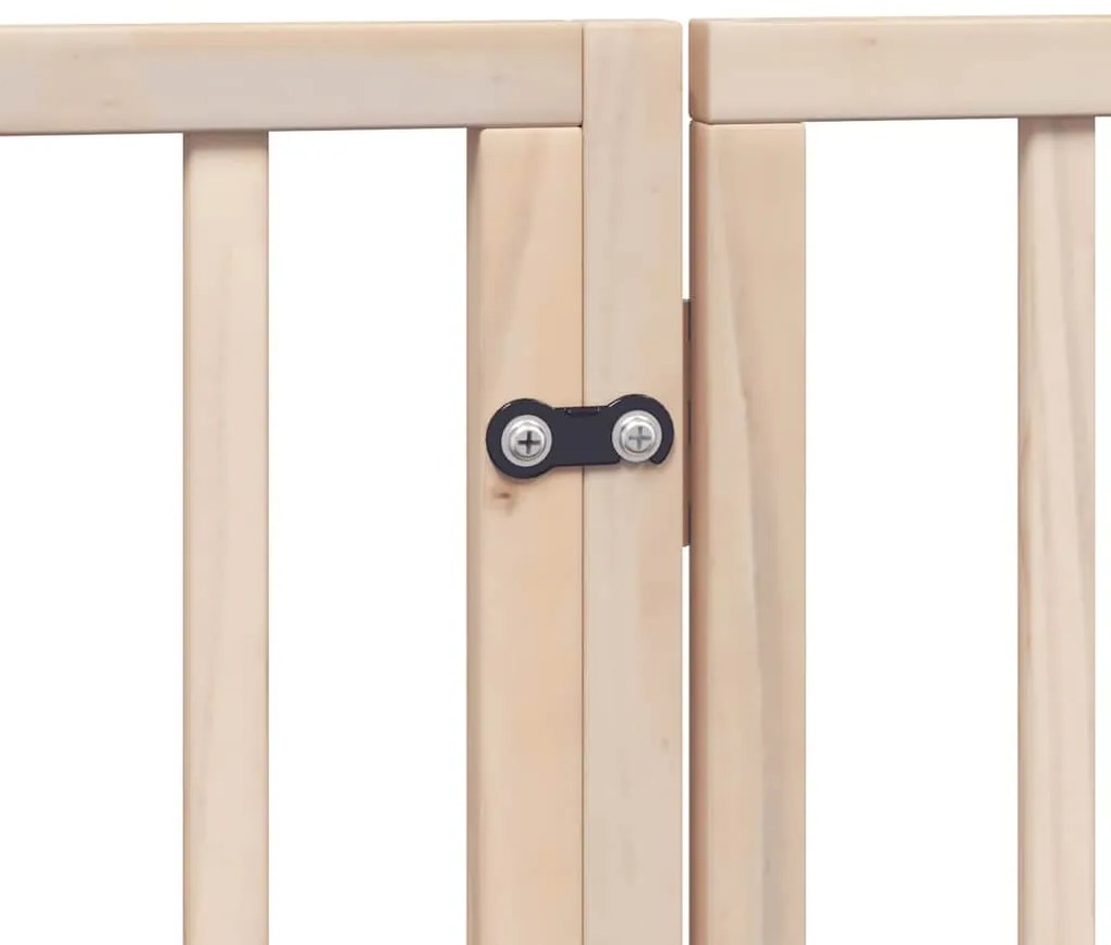 vidaXL Διαχωριστικό Σκύλων/Πόρτα Πτυσσόμενο 10 Πάνελ 800εκ Ξύλο Λεύκας