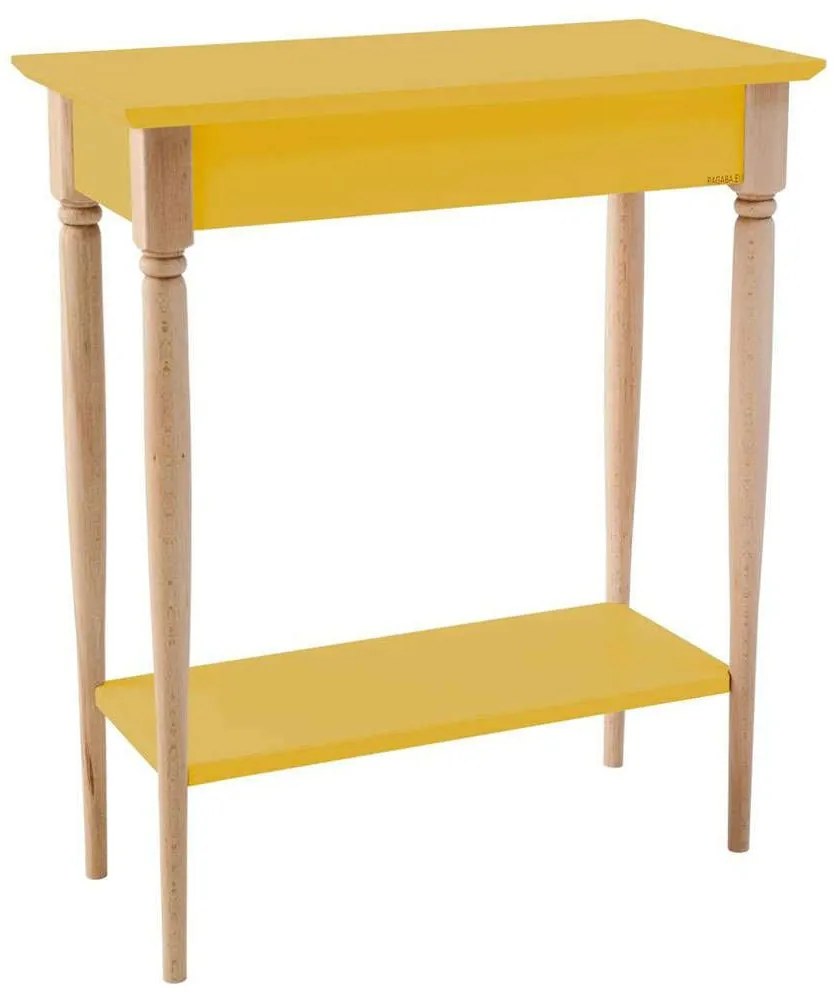 Κονσόλα Mamo S MAMOCSBE5 65x35x74cm Yellow-Beech Mdf, Wood