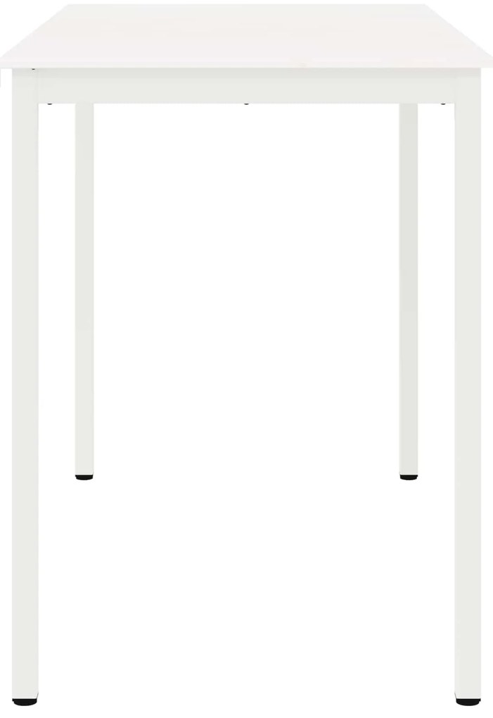 vidaXL Τραπέζι μπαρ Λευκό 110 x 55 x 105 εκ. Στερεά ξυλεία πεύκου