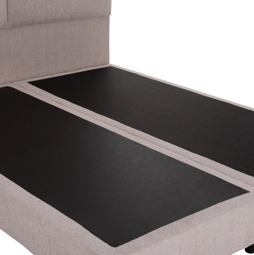 ΚΡΕΒΑΤΙ MILO HM616.32 ΜΠΕΖ ΥΦΑΣΜΑ ΓΙΑ ΣΤΡΩΜΑ 160x200εκ