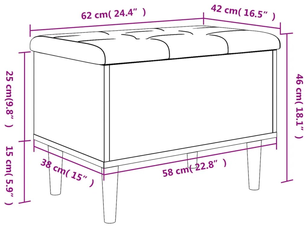 ΠΑΓΚΑΚΙ ΑΠΟΘΗΚΕΥΣΗΣ ΓΚΡΙ ΣΚΥΡΟΔΕΜ. 62X42X46 ΕΚ. ΕΠΕΞΕΡΓ. ΞΥΛΟ 835071