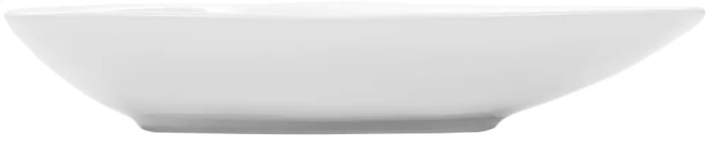 vidaXL Νιπτήρας Τριγωνικός Λευκός 645 x 455 x 115 χιλ. Κεραμικός
