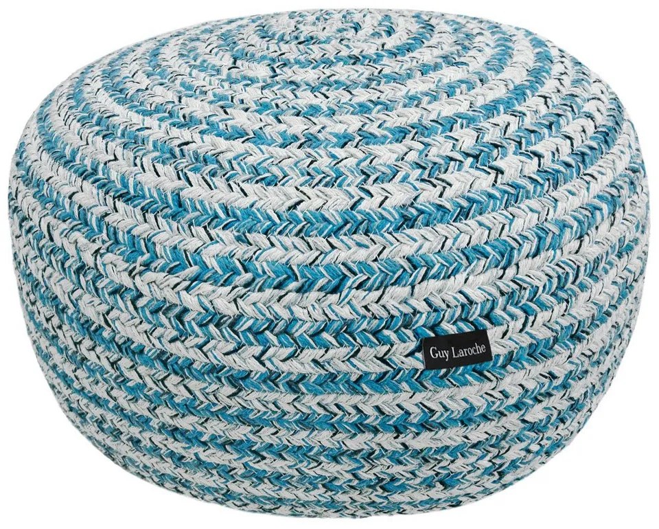 Πουφ Tonical 50X50X25 Ottoman Blue Guy Laroche