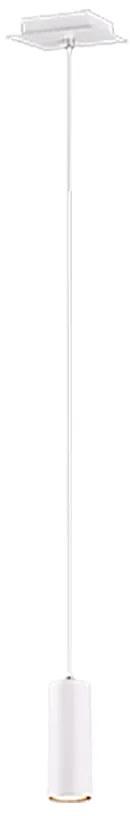 Marley Μοντέρνο Κρεμαστό Φωτιστικό Μονόφωτο με Ντουί GU10 σε Λευκό Χρώμα Trio Lighting 312400101