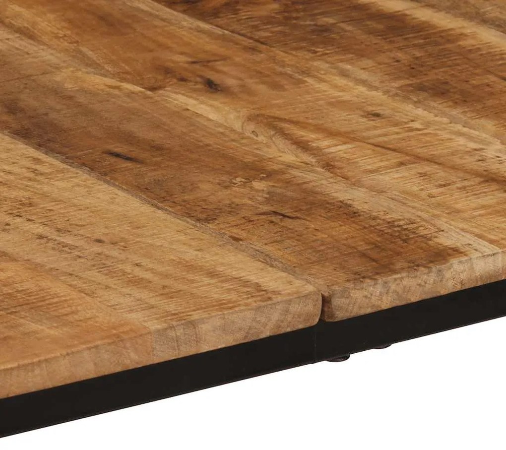 vidaXL Τραπεζαρία 180 x 90 x 75 εκ. από Μασίφ Ακατέργαστο Ξύλο Μάνγκο