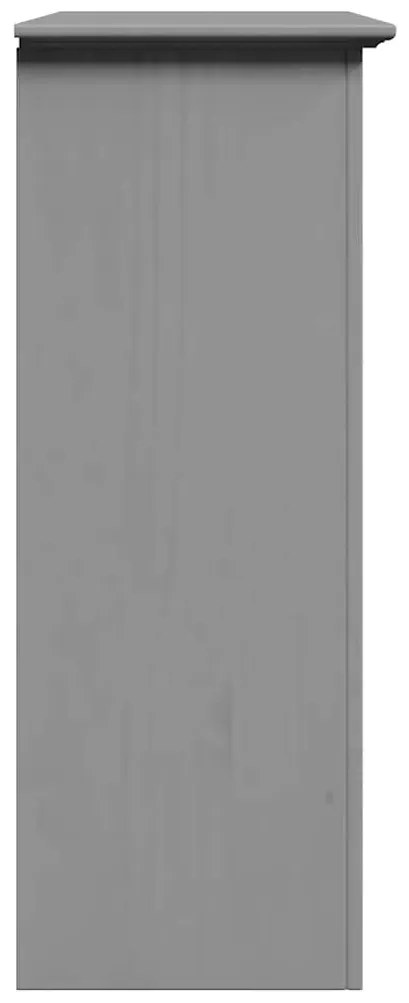 vidaXL Ντουλάπι διαδρόμου BODO Γκρι 80x35x90 cm