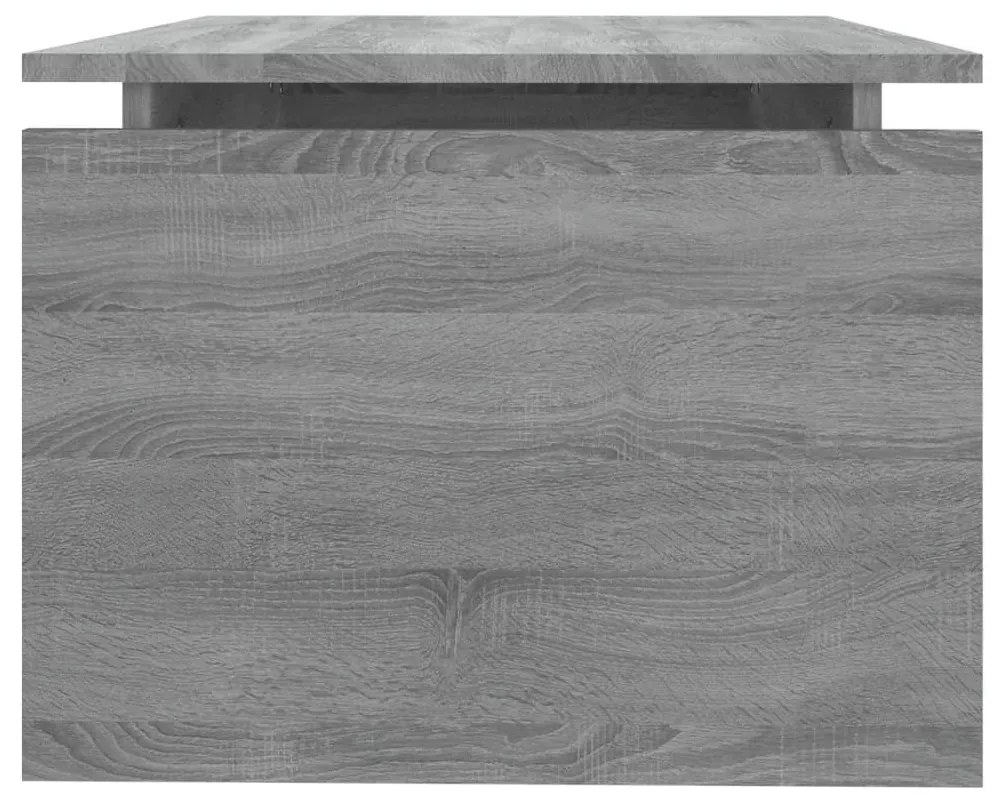 Τραπεζάκι Σαλονιού Γκρι Sonoma 68x50x38 εκ. Επεξεργασμένο Ξύλο - Γκρι