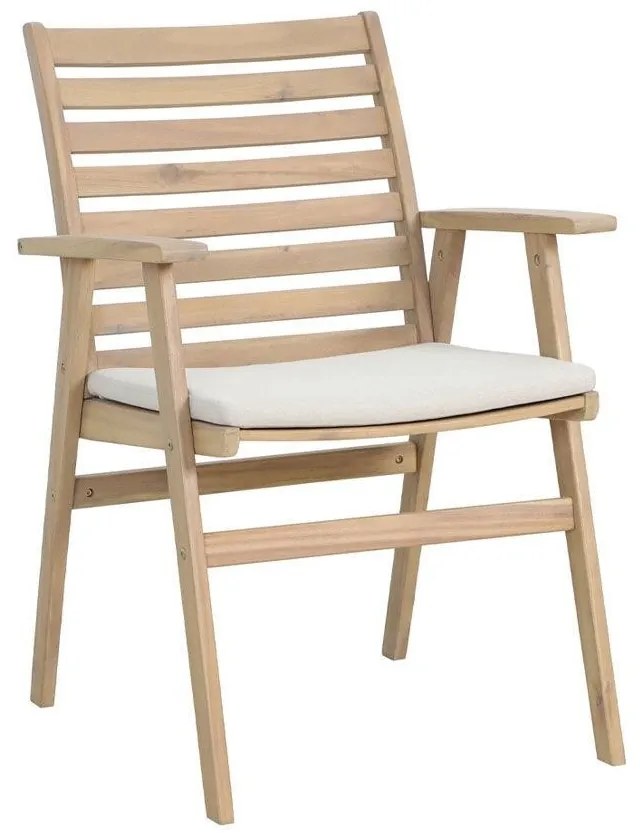 Καρέκλα Κήπου Etoile 22-0260 Με Μαξιλάρι 61x59x86.5cm Natural-White