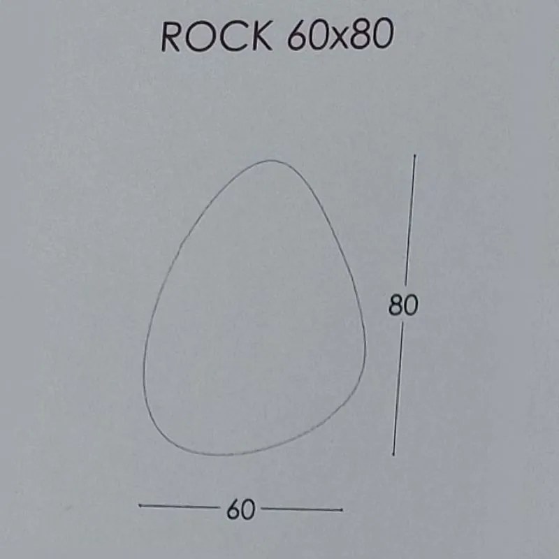 Καθρέπτης τοίχου Rock Project Mirrors 60x80εκ Φωτισμός: Χωρίς φωτισμό