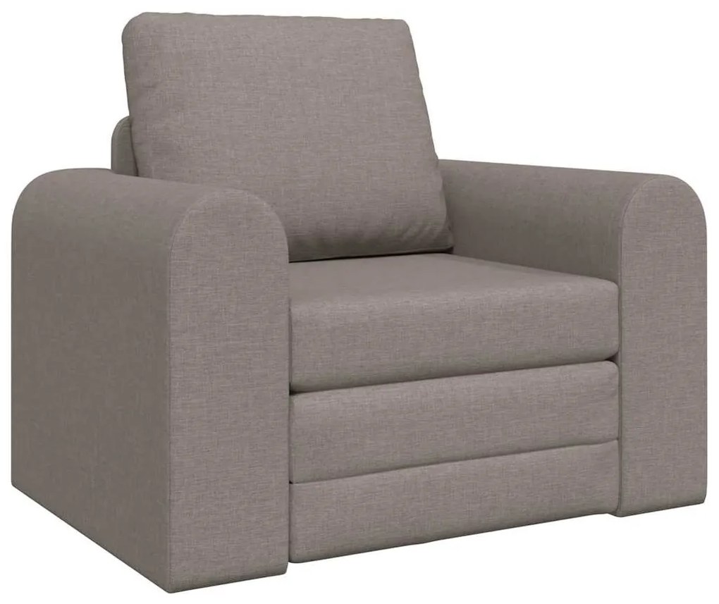 vidaXL Κρεβάτι καναπές Taupe 98 x 71 x 83 εκ. ύφασμα