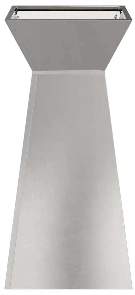vidaXL Γλάστρα Πυλώνας 2 pcs Ασημί 35 x 35 x 73 εκ. Ατσάλι