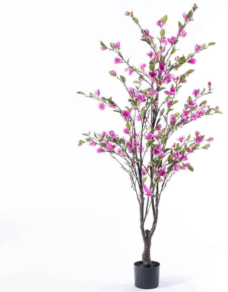 Τεχνητό Δέντρο Μανόλια Grandiflora 6501-6 70x80x170cm Pink Supergreens Πολυαιθυλένιο,Ύφασμα