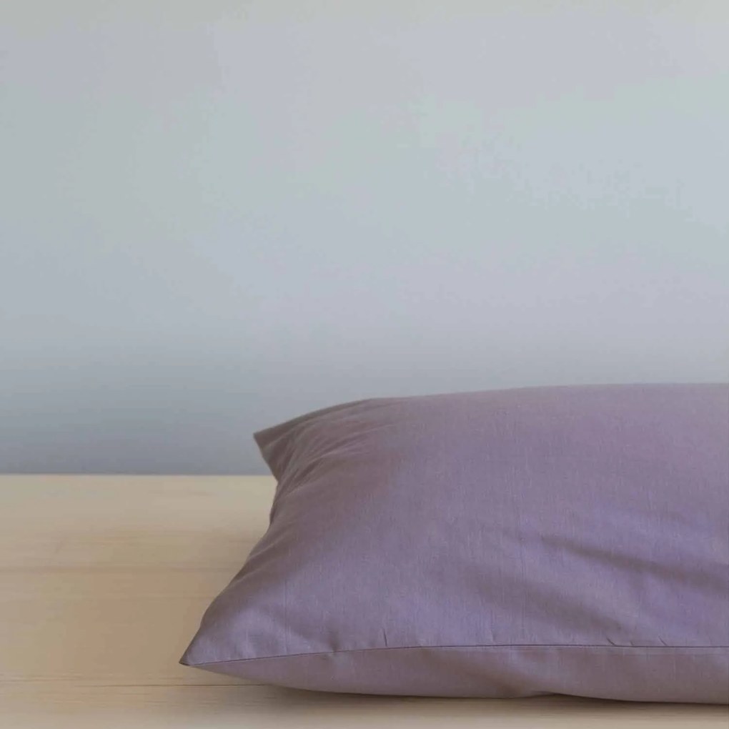 Σεντόνι Unicolors - Purple Nima Υπέρδιπλo 240x260cm Χωρίς Λάστιχο 100% Cotton
