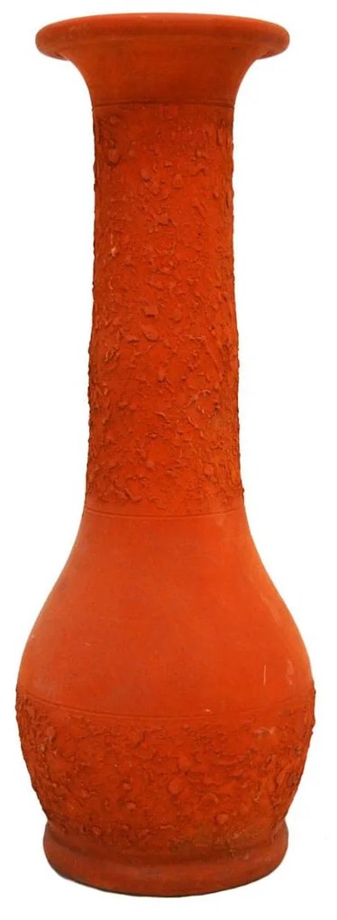 Πήλινο Βάζο-Πυθάρι C 7176 Brick Υ.80cm  Π.35cm  Β.35cm Clay