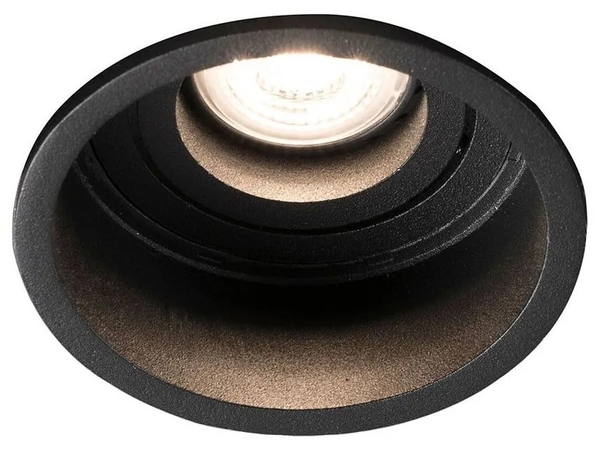 Σποτ Χωνευτό Hyde 40119 Round 40119 GU10 8,9x5,5cm Black Faro Barcelona Στρόγγυλο