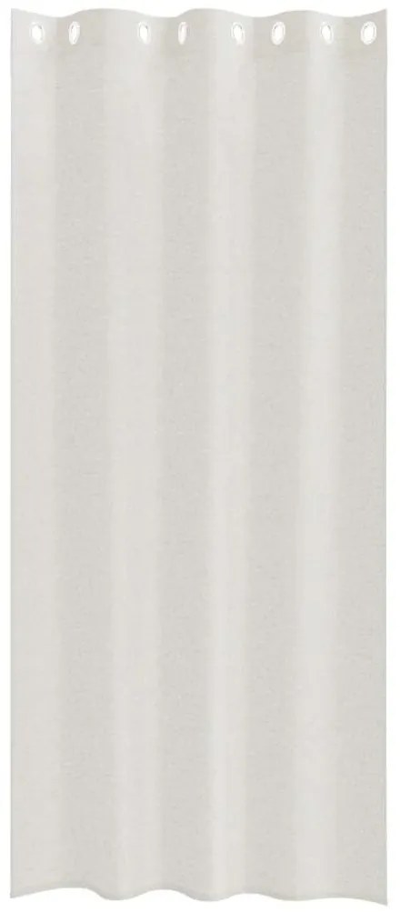 vidaXL Κουρτίνες με κουρτίνες 2 pcs Κρεμ 140x175cm Πολυεστέρας