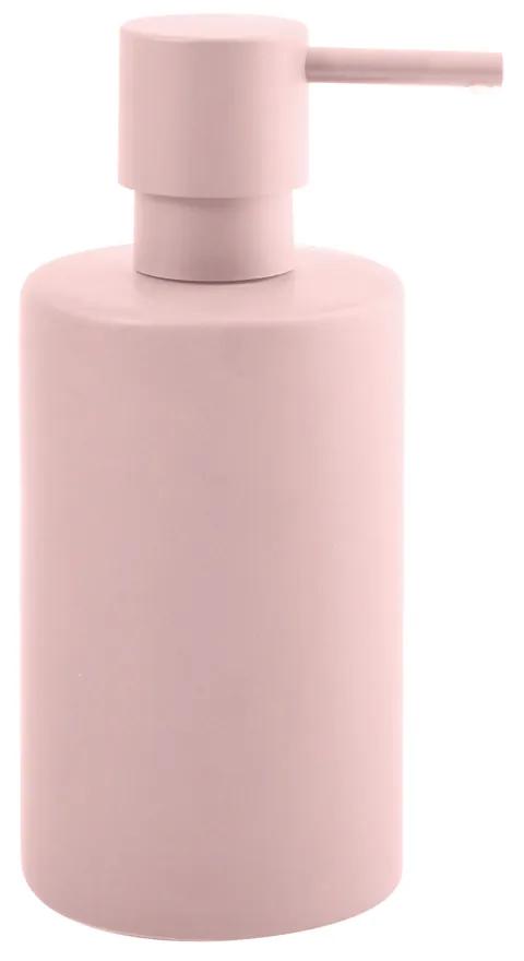 Δοχείο Κρεμοσάπουνου Κεραμικό Tube Matte Pink 7x16 - Spirella