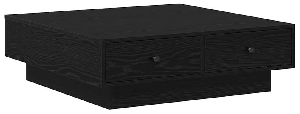 vidaXL Τραπεζάκι σαλονιού Μαύρη δρυς 90 x 90 x 28 cm