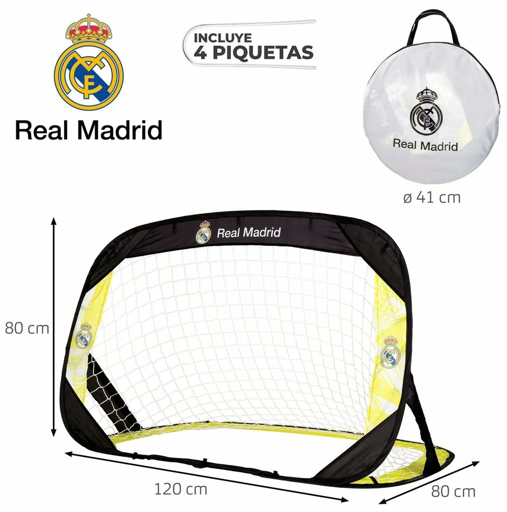 Σετ 2 πόρτες ποδοσφαίρου Real Madrid C.F.