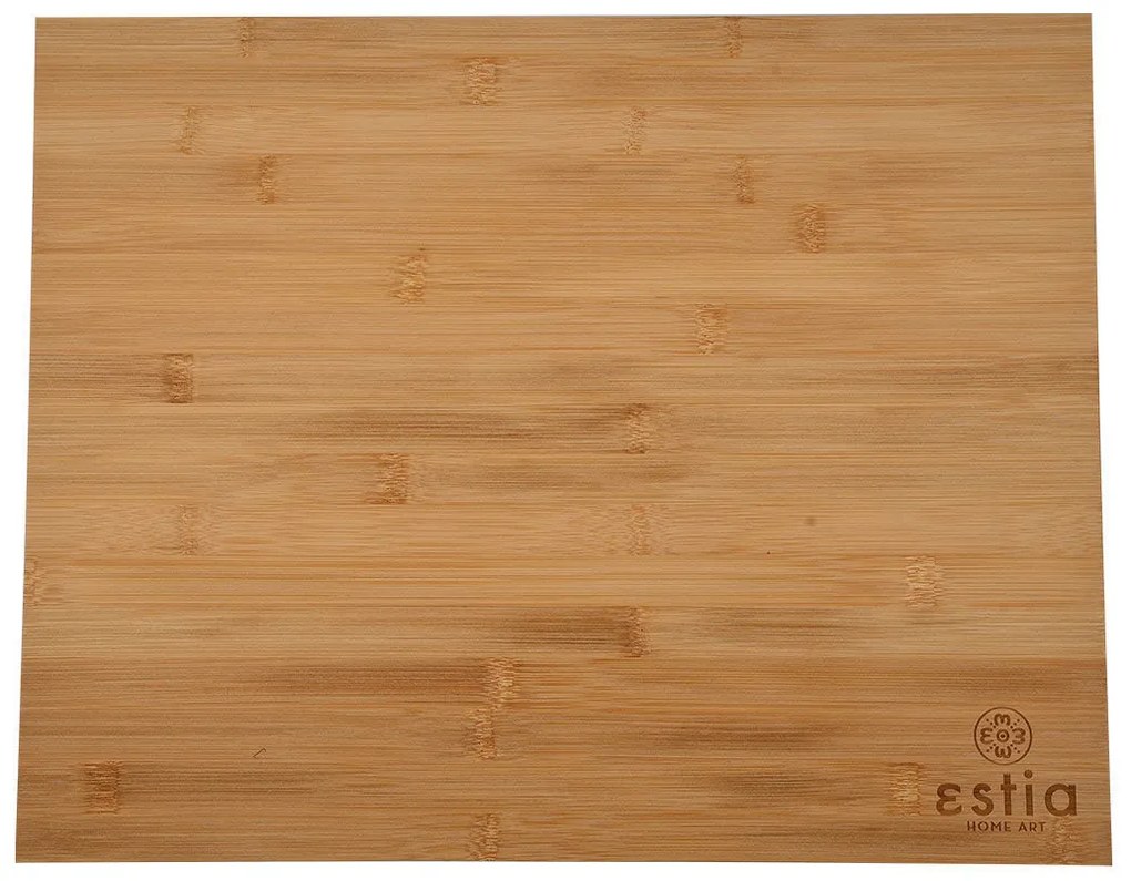 Estia 01-14537 Essentials Επιφάνεια Κοπής από Μπαμπού 48x38cm, Καφέ