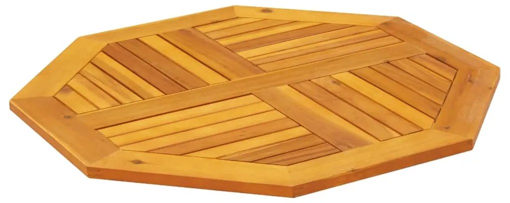 vidaXL Επιφάνεια Τραπεζιού Οκτάγωνη 80x80x2,2 εκ. Μασίφ Ξύλο Ακακίας