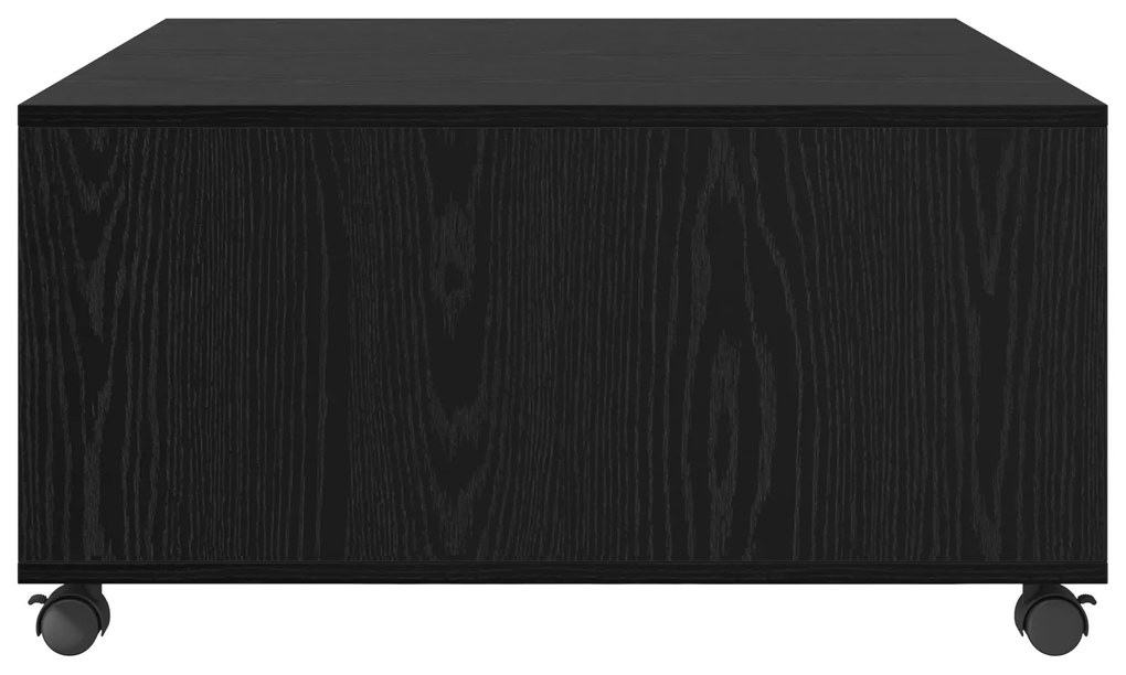 vidaXL Τραπεζάκι σαλονιού Μαύρη δρυς 75 x 75 x 38 cm